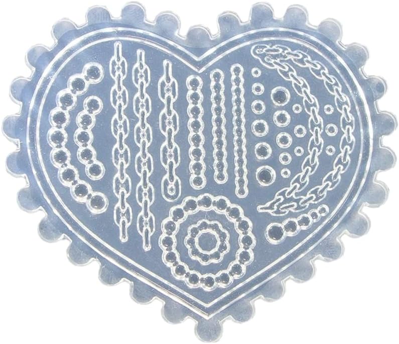 Silicone Nail Carving Mold 3D Various Size Chain Pearl Flowers Nail Stamping Stencils UV Gel Polish Manicure Mould
