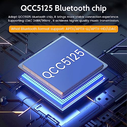 Image of KGUSS T3 PRO Vacuum Tube Amplifier Headphone Amp Bluetooth 5.1 QCC5125 chip with preamplifier Function Volume Adjustable mini Stereo Hi-Fi preamp Perfect for Home Audio Systems