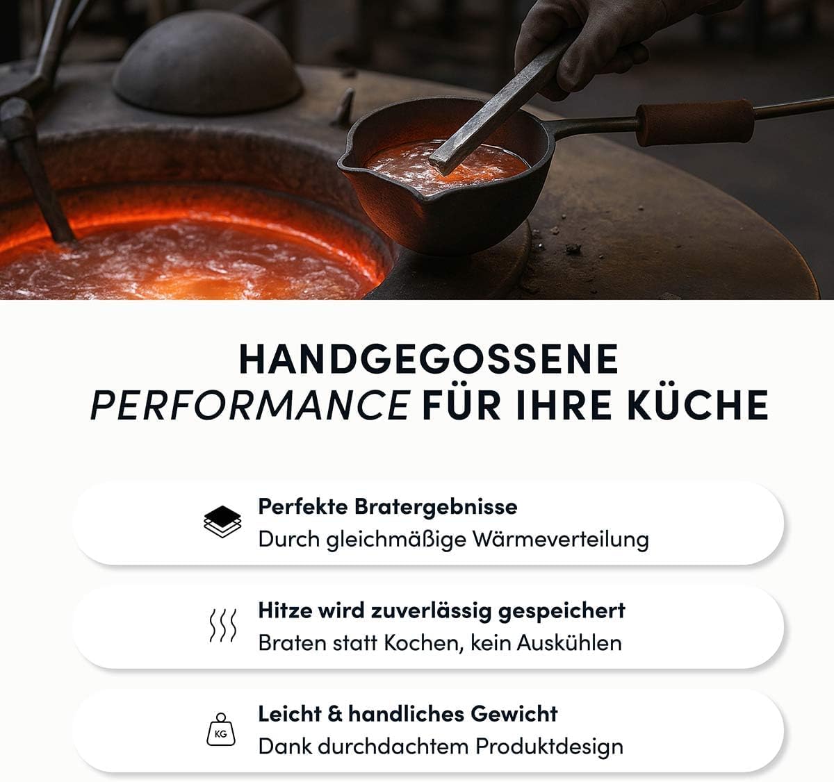 Hoffmann STONIQ Hochrandpfanne, 28 cm, Antihaftbeschichtet, PTFE und PFAS-frei, Induktionsgeeignet, Backofenfest bis 300°C, Pfanne made in Germany, Bratpfanne, Schmorpfanne (mit Deckel, 28 cm)