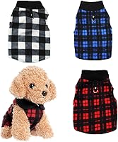 Vista 12 de Suéter para perro, suave chaleco de felpa con anillo para correa, chaqueta de invierno para perros pequeños, cachorros, gatos, Chihuahua, Yorkshire