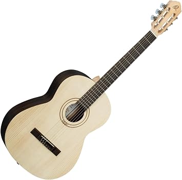 Traditional Series - Made in Portugal Solid Top Slim Neck Classical Guitar w/Bag