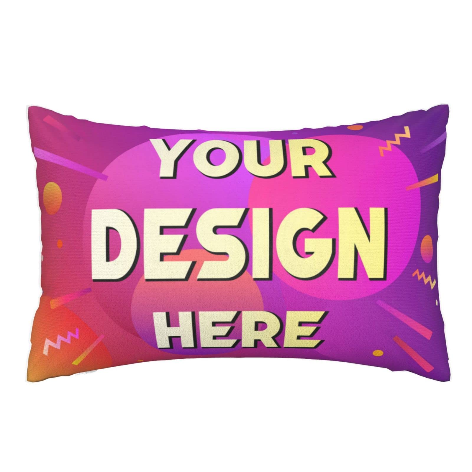 Custom Pillow Case Custom Pillow with Picture Personalized Pillow Cover with Your Loved Ones Custom Pillow Case Cover Gifts Any Picture (12x16 inch)