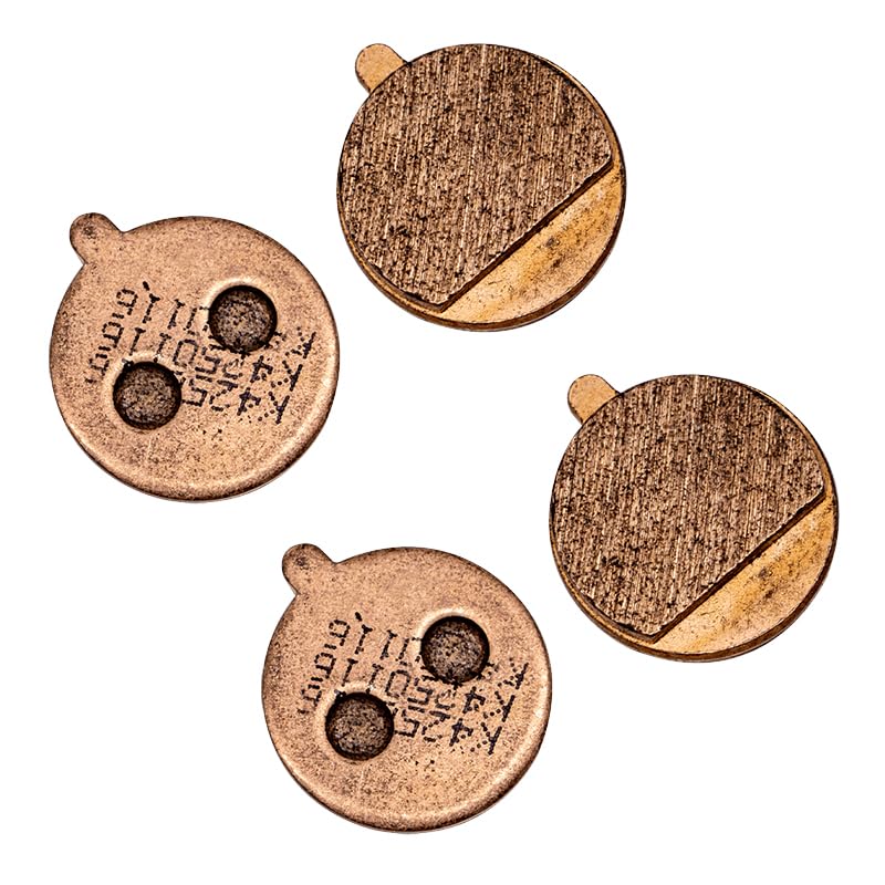 Pastillas de Freno Originales for Patinete eléctrico Segway F3 F3 Pro, Repuesto de Pastillas de Freno de Disco de Rueda Delantera semimetálicas.(4 Pcs)