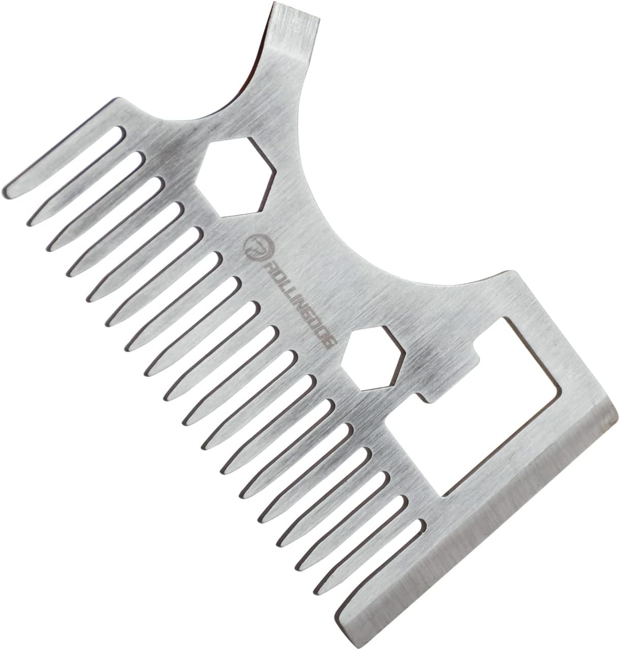 ROLLINGDOG 8 in 1 Paint Roller Cleaner Tool Paint Brush Comb - Flat Head Screwdriver,Chiseled Edge Scraper,Bottle Opener,8mm 10mm Wrench