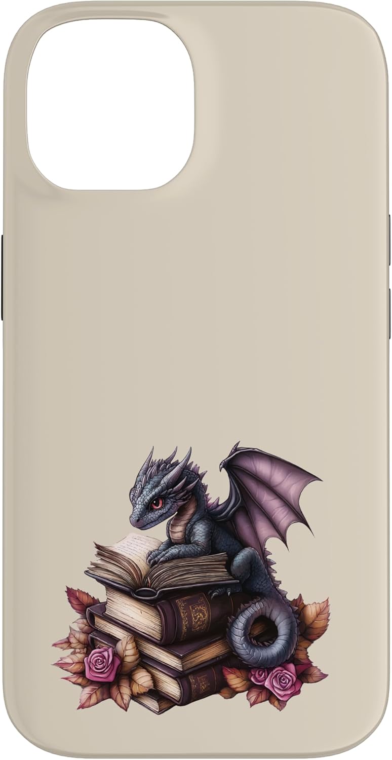 Dragon Rider Book Lover Romantasy Bookish Fantasy Readers Case for iPhone 12/12 Pro
