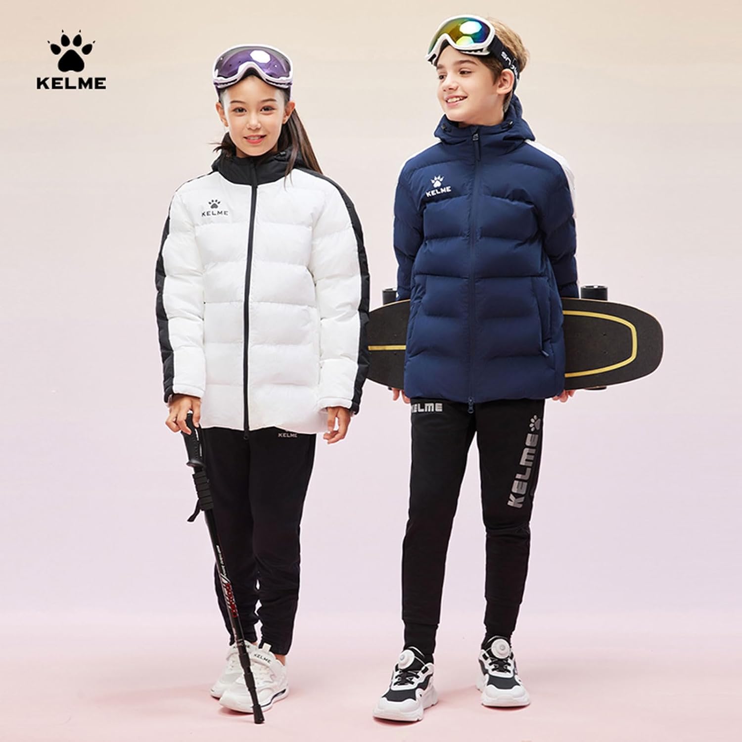 KELME フード付きダウンジャケット 150センチ Amazon | [ケルメ