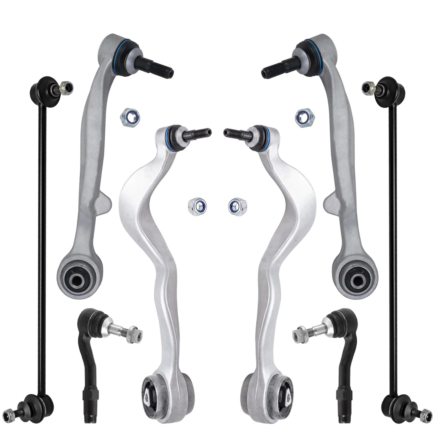 Detroit Axle - 8pc Front Suspension Kit for 2002-2005 BMW 745Li 745i