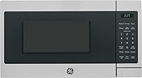 Vista 6 de Horno microondas GE para encimera, compacto 0.7 pies cúbicos, capacidad de 700 vatios, 6 ajustes de cocción automática, tecnología de bloqueo