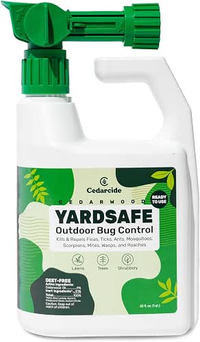 Cedarcide YardSafe | Kills & Repels Mosquitoes, Ticks, Fleas, Mites