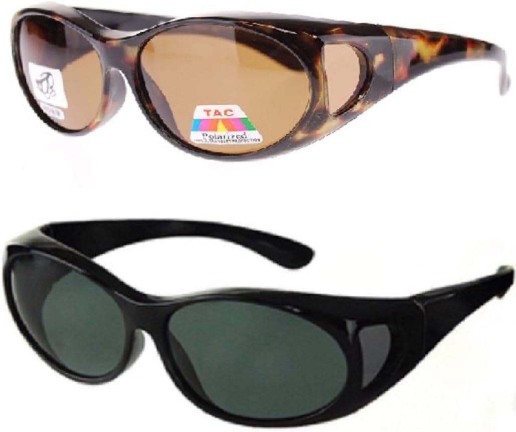 Unisex Polarized Fit Over Sunglasses Wear Over Cover Over Glasses