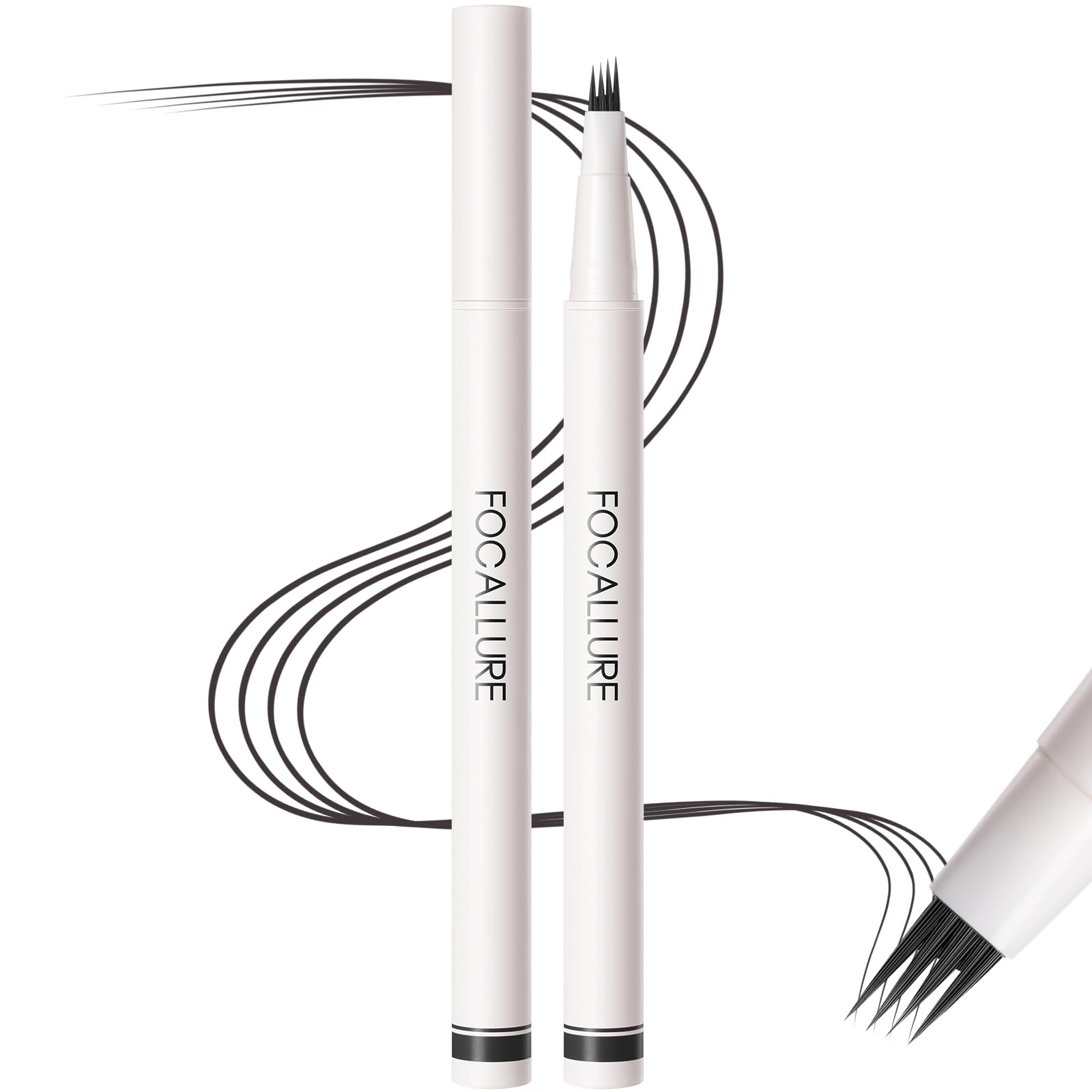 Amazon.com : FOCALLURE FLUFFMAX TINTED Liquid Eyebrow Pen, Eyebrow