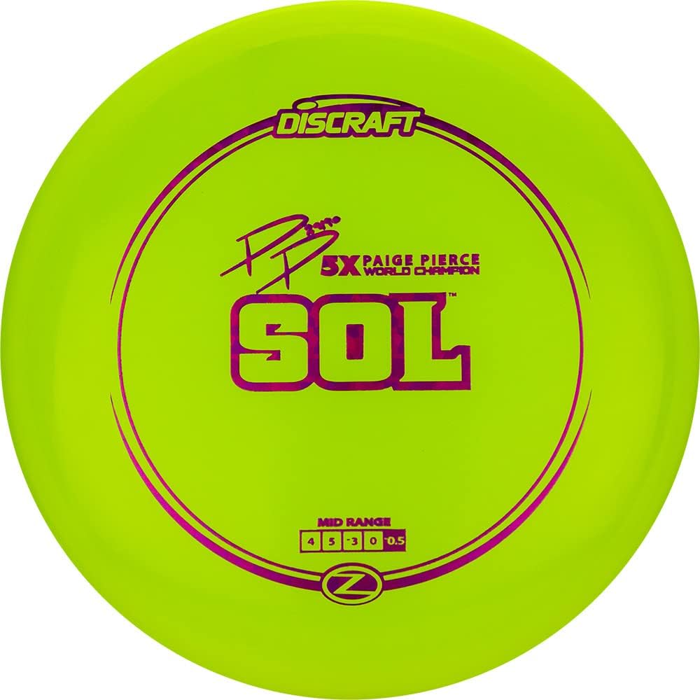 Discraft Paige Pierce Signature Z SOL Mid-Range 160-166 Gram Golf Disc