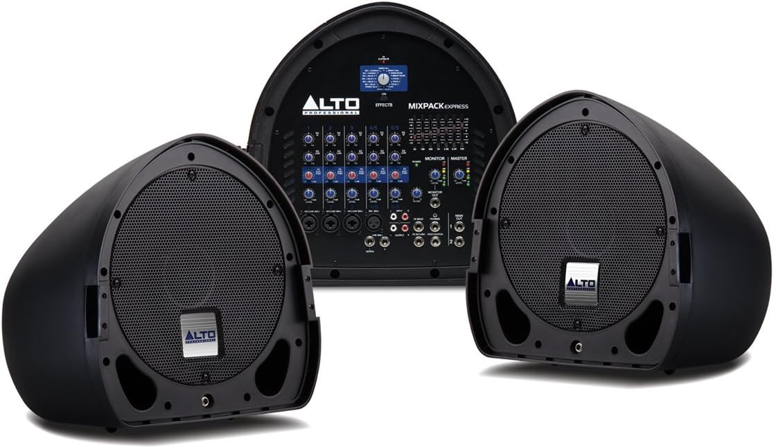 Alto Professional MixPack Express | 350W 6-Channel All-in-One Portable P.A. with 24-bit DSP FX and Graphic EQ