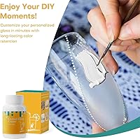 Vista 5 de Art Etch - Crema de inicio (3 onzas) para vidrio para diseños intrincados, crea diseños impresionantes en superficies de vidrio, suministros