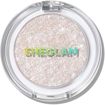 SHEGLAM Enigma Sparkly Eyeshadow Lightweight Textured Diamond Polished - Pure