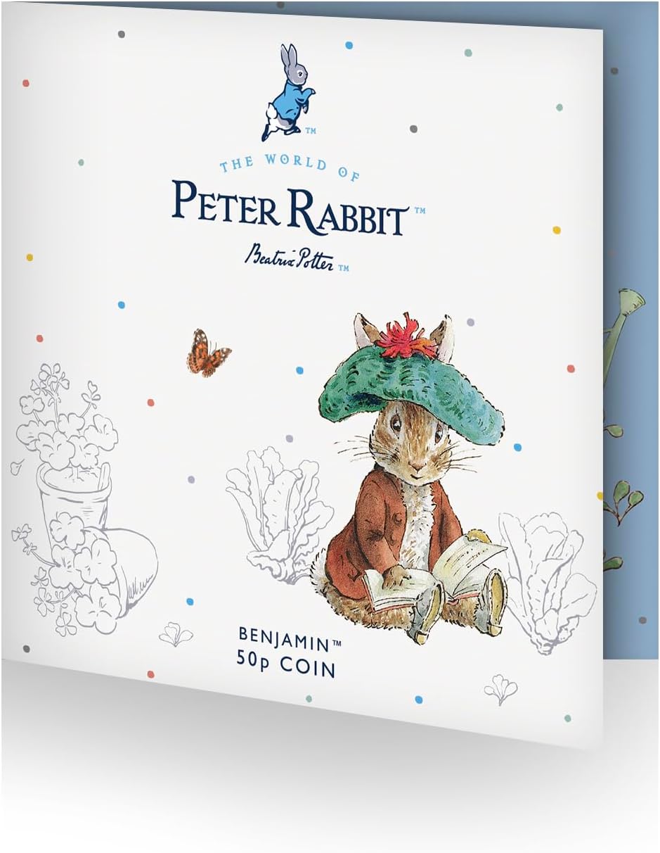 イギリス - 野口コイン株式会社 ビアトリクス ポッター ピーターラビットの世界 ベンジャミン バニー カラー BUコイン