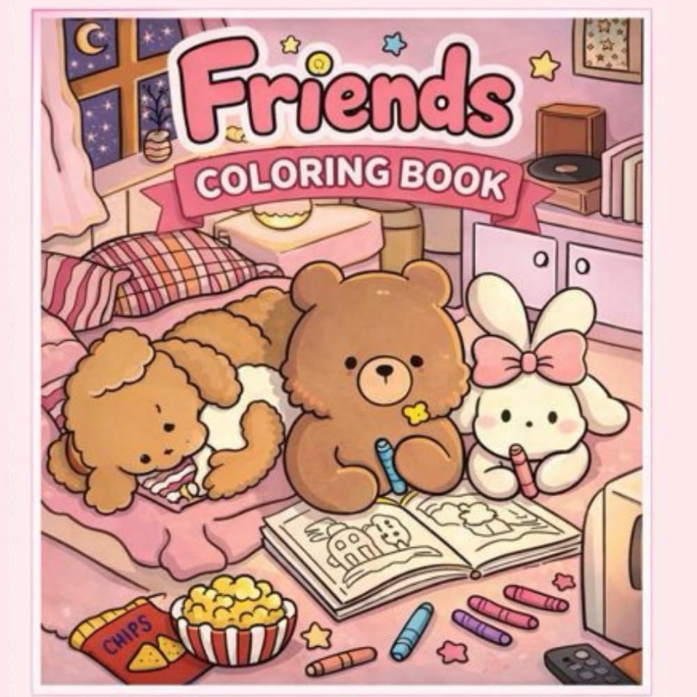 Friends: Coloring book: Coloring