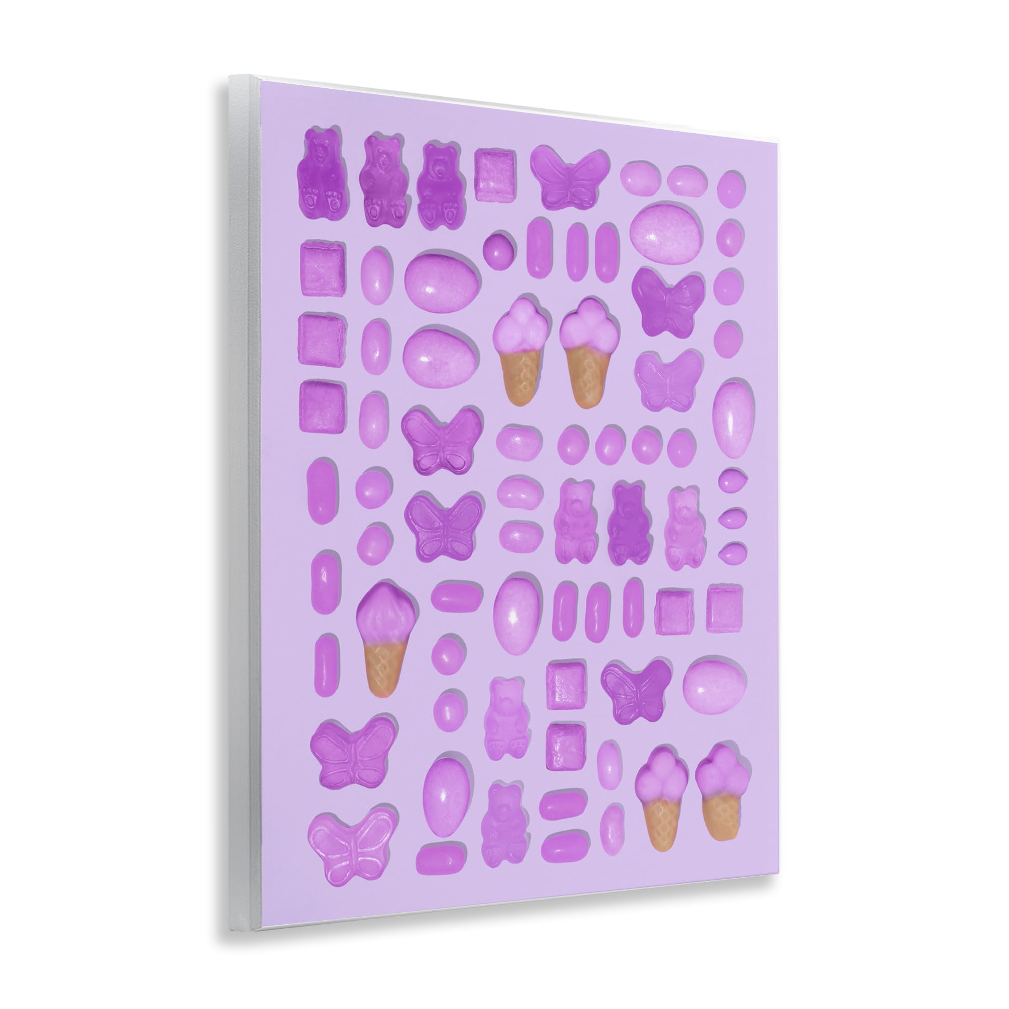 Lilas Purple Candy Still Life Impression sur plaque murale 28 x 35,6 cm