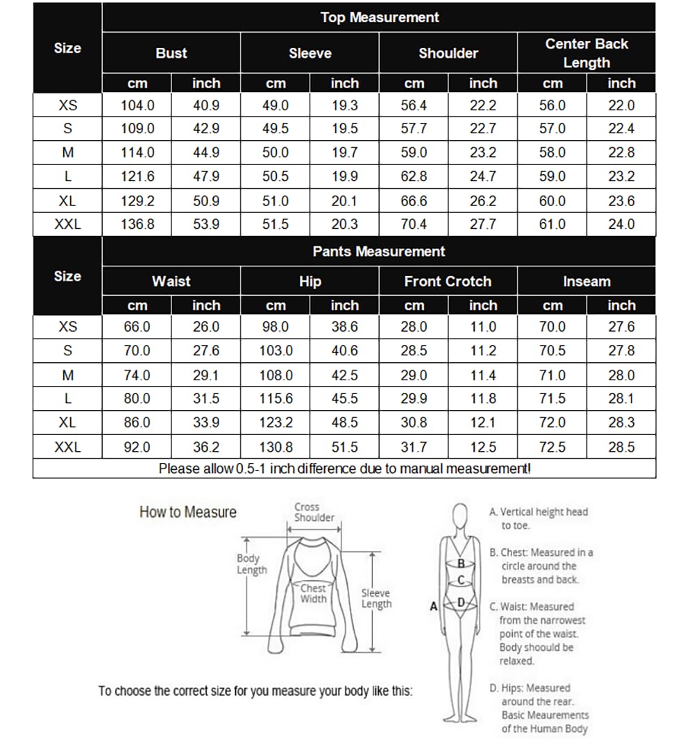 PINSPARK Conjunto de chándal para mujer chándal de dos piezas con media cremallera y manga larga traje de ocio chándal deportivo de color liso