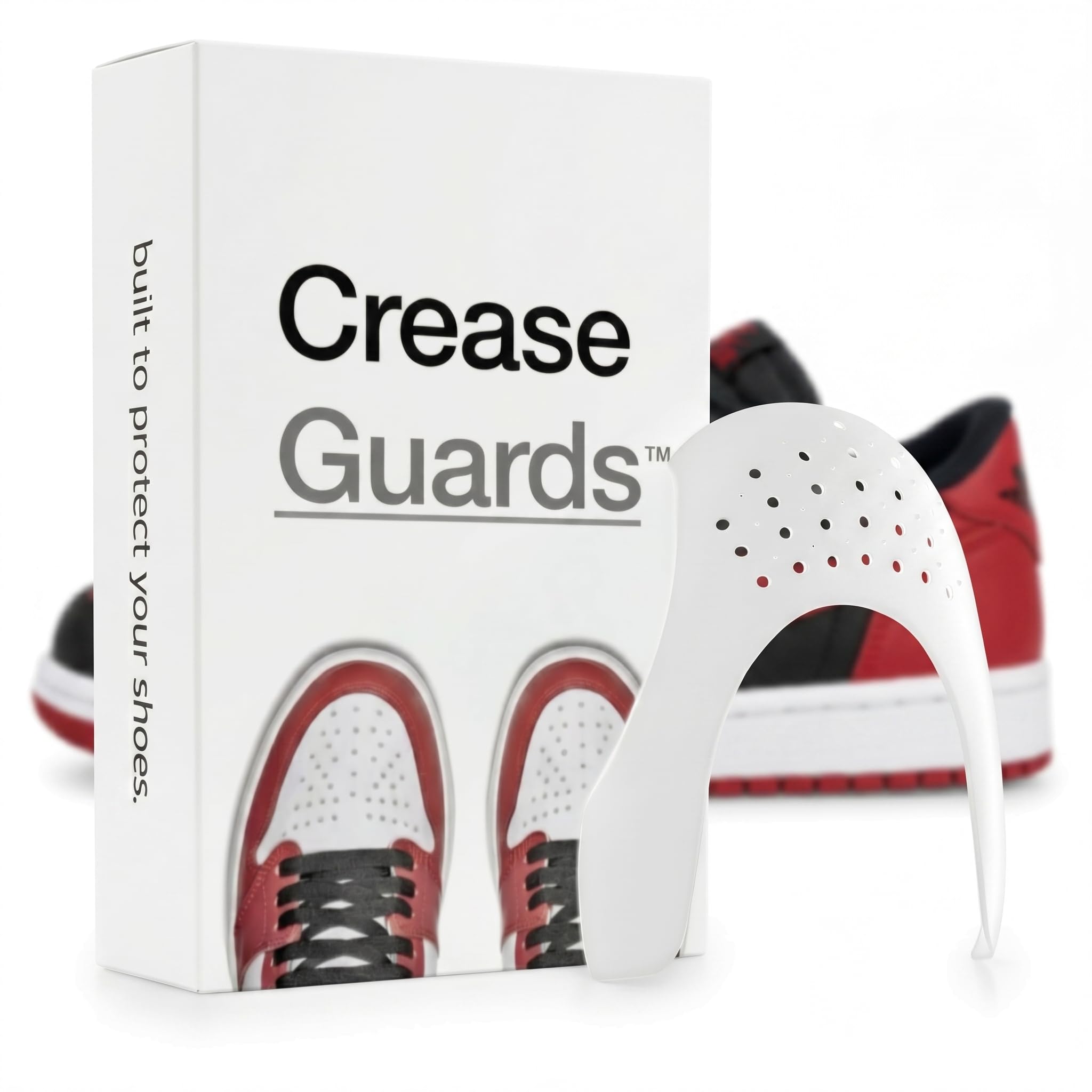 SOL3 Crease Guards™ | 2 Pairs of Shoe Crease Protectors for Jordan 1-4, Air Force 1, Dunks &amp; Most Sneakers
