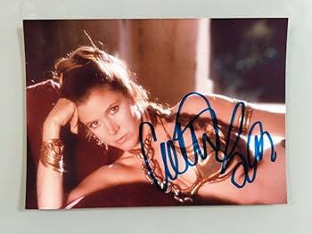 Amazon.co.jp: キャリー フィッシャー直筆サイン入り2Lサイズ写真