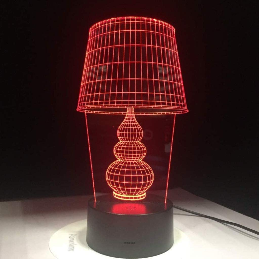 Veilleuse 3D, lampe de chevet enfichable, veilleuse stéréo à LED, lampe d'alimentation pour bébé