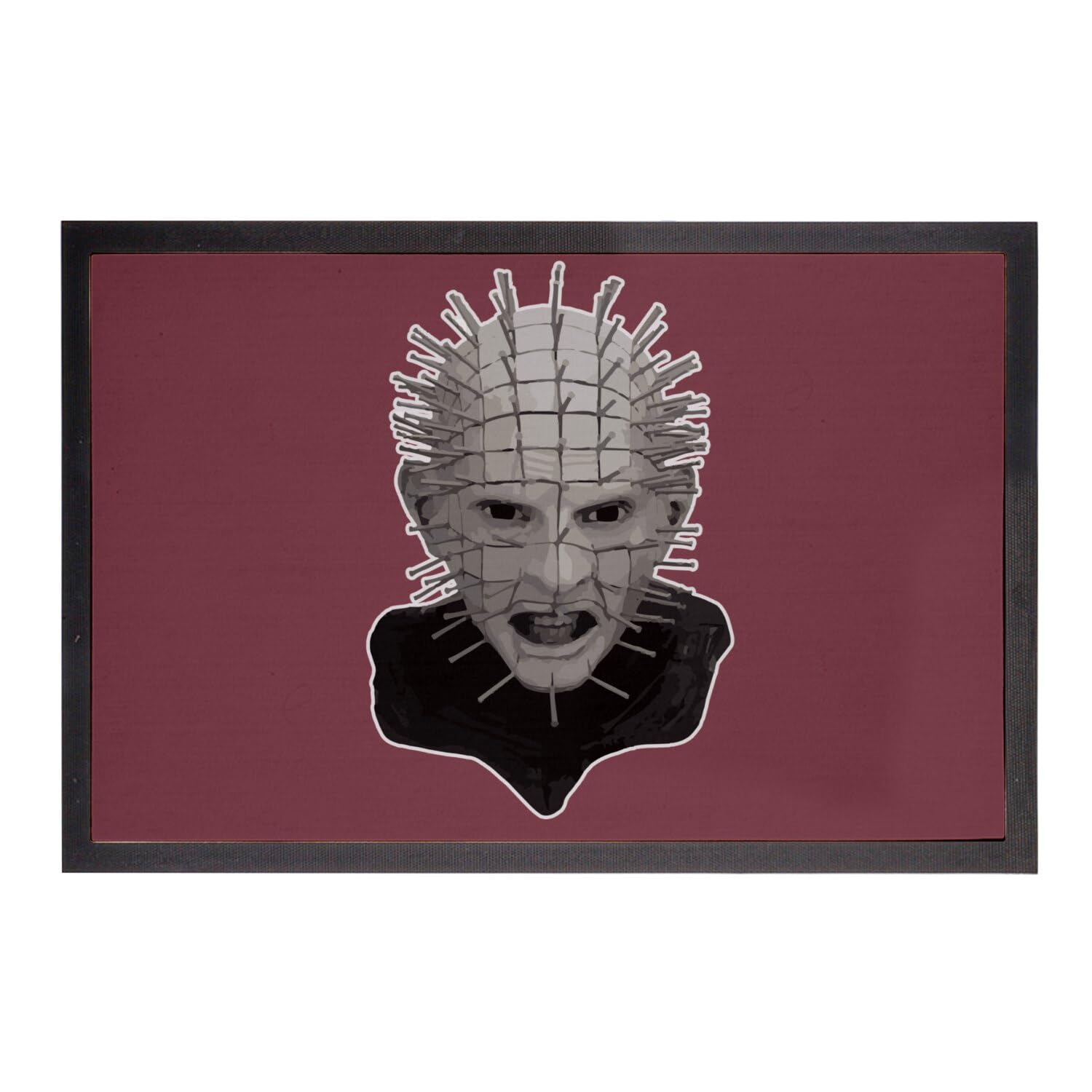 Paillasson rouge monstre Halloween tapis de film d'horreur pour frissonner dès l'entrée