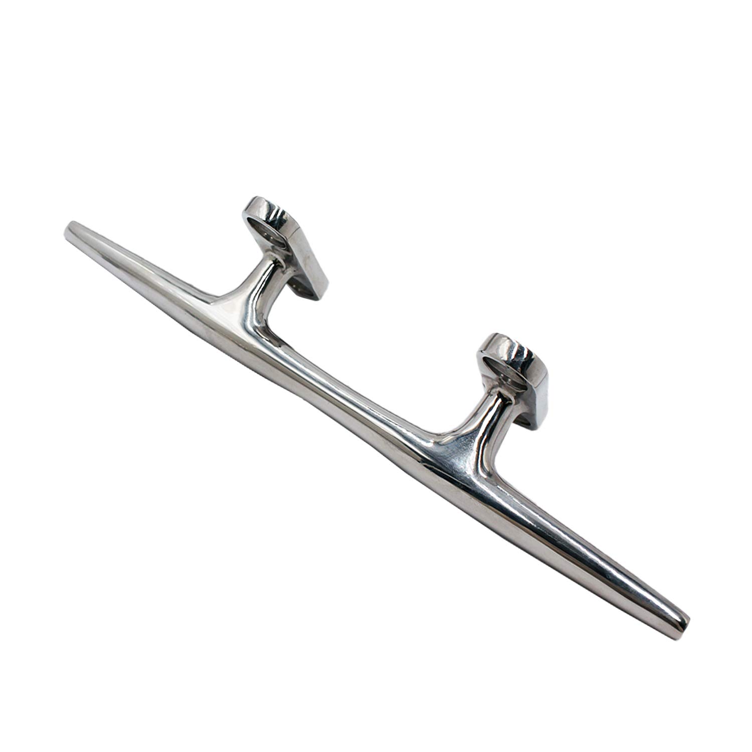 YANYUCB Open Base Boat Dock Cleats,316 Stainless Steel Marine Boat Cleat Include Installation Accessories Screws For Boat Dock Decor Yacht 4 5 6 8 10 12 15 Inch