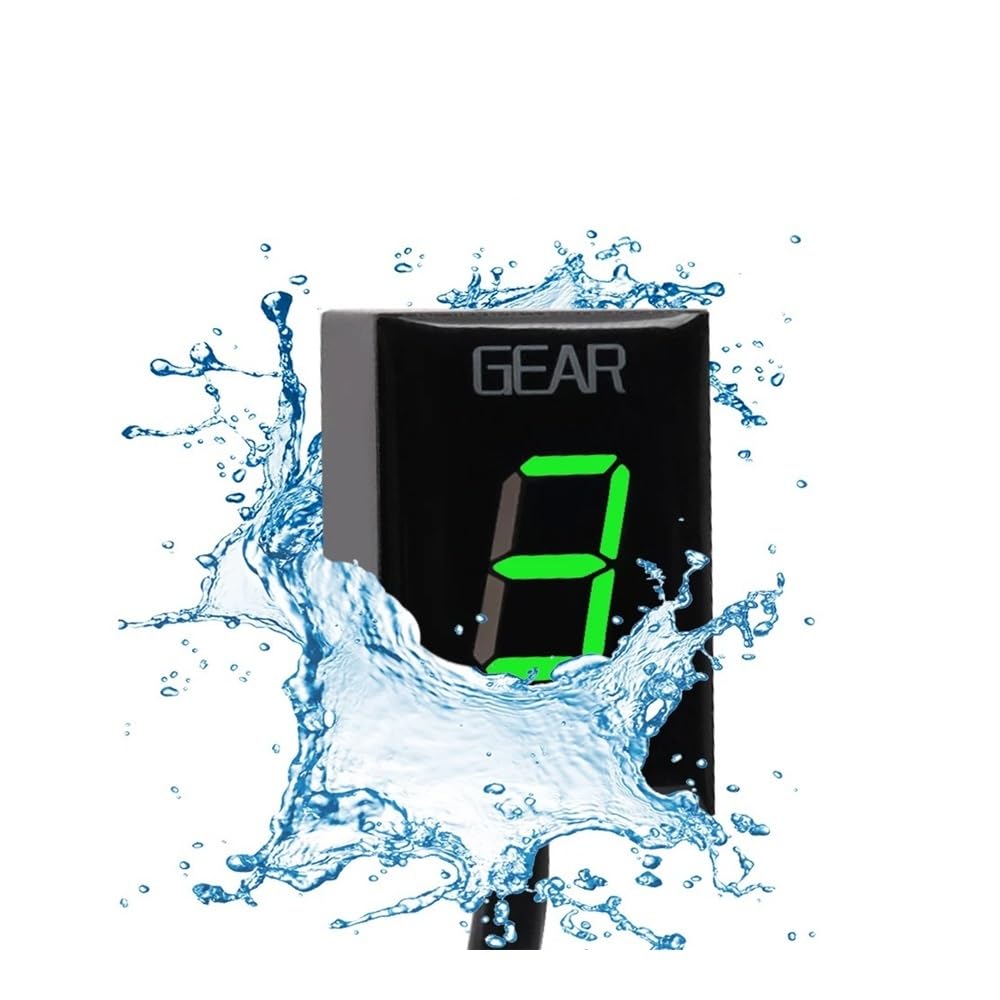 Indicatore di Cambio Marcia per Moto, indicatore di Marcia ECU, Display velocità Marcia per Scrambler 800, Scrambler 1100, 400, 1000 2018 2019, Accessori (Blu)