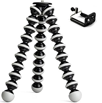 Gorillapod Tripod for DSLR and Mobile Phone, Gorilla Vloging Tripod Holder for YouTube, Video Recording, Shooting, Gorila Tripot for Action Camera/Smartphone/DSLR (13 Inches)