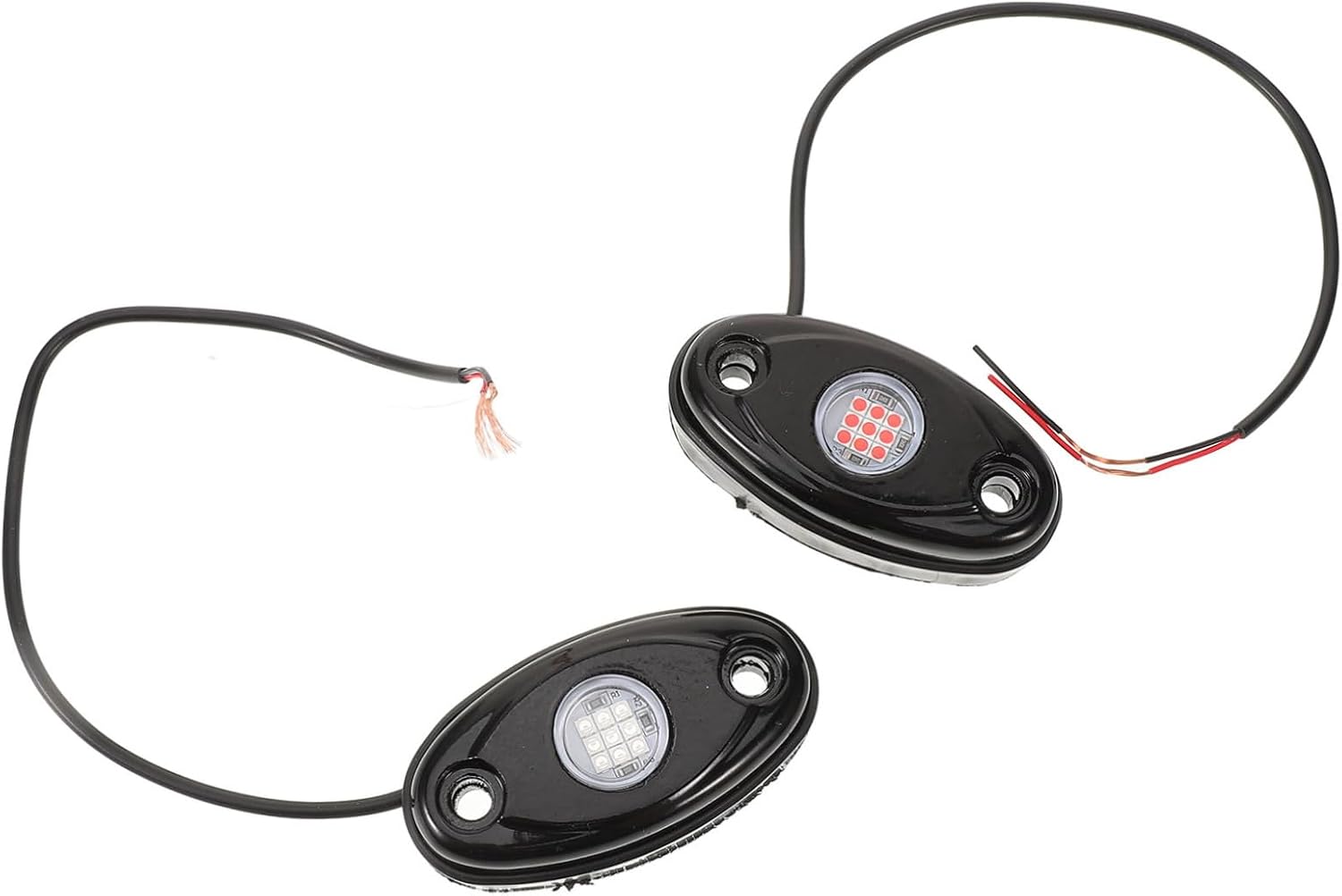 2pcs Led Car Underbody Light Kit Color Brightness Vehicle Lighting for Trucks and Suvs Easy Installation Atmosphere Lighting
