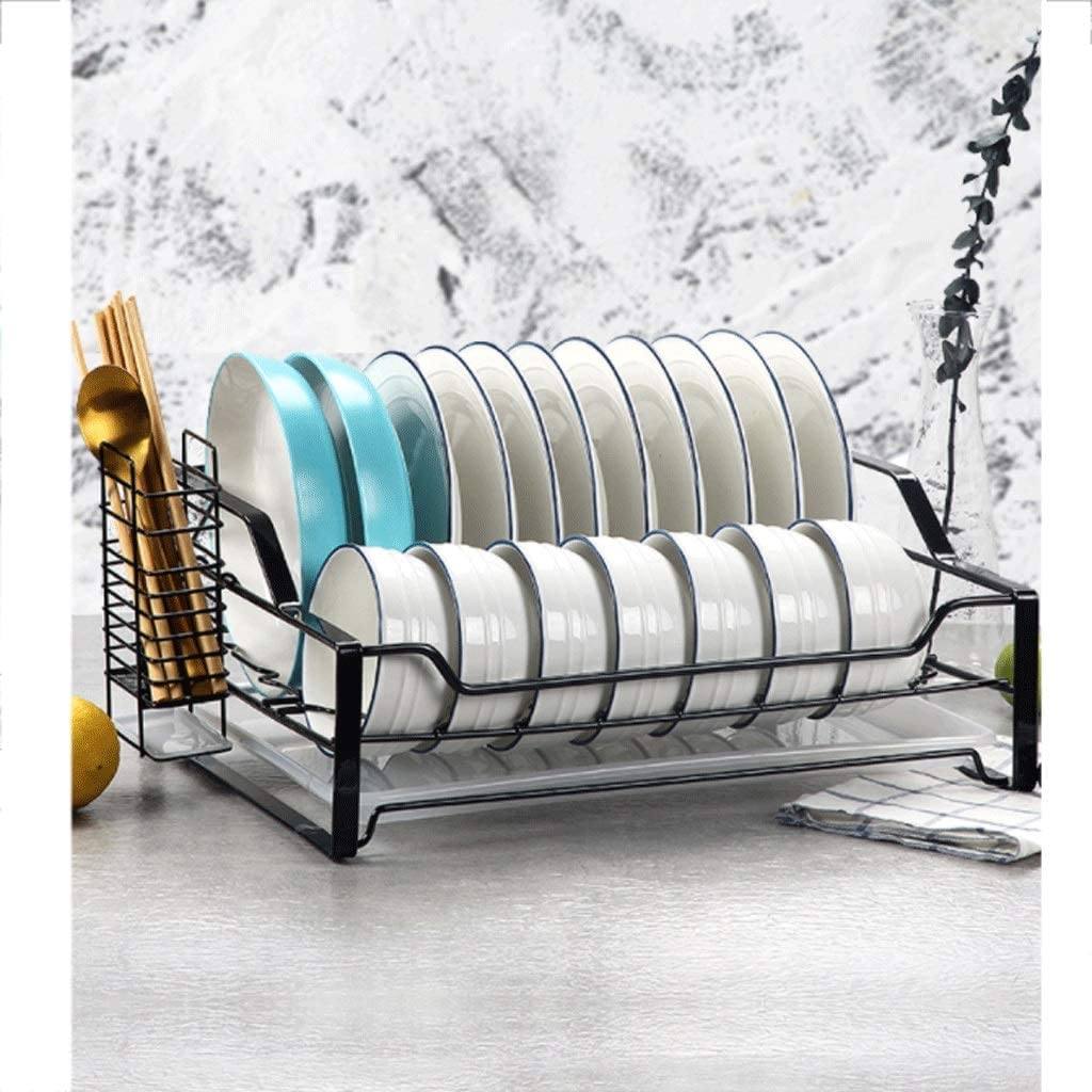 Escurridor de Platos de Acero Inoxidable, Rejilla de Secado de Cocina, Estante para encimera de Cocina, Rejilla de Secado de Cubiertos