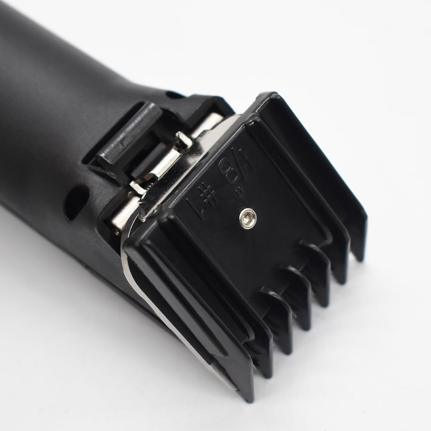 Professional A5 Style Animal Hair Clipper Attachment Guard Guide Cutting Combs 76926-900, Compatible with Oster Classic 76 A5 Andis AG BG Wahl KM Pet Groomers (Black, #1-1/8")