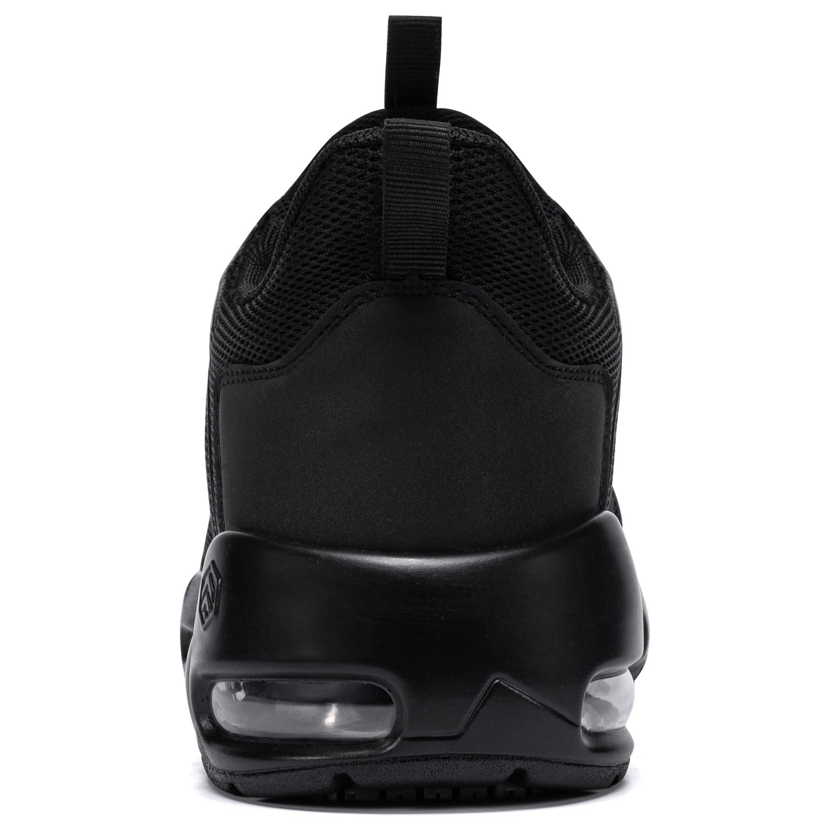 LARNMERN Zapatos Cocina Hombre Anti-Deslizante Zapatillas Zapatos de Trabajo Calzado Chef Hostelería Sin Cabeza de Acero (Negro,42)