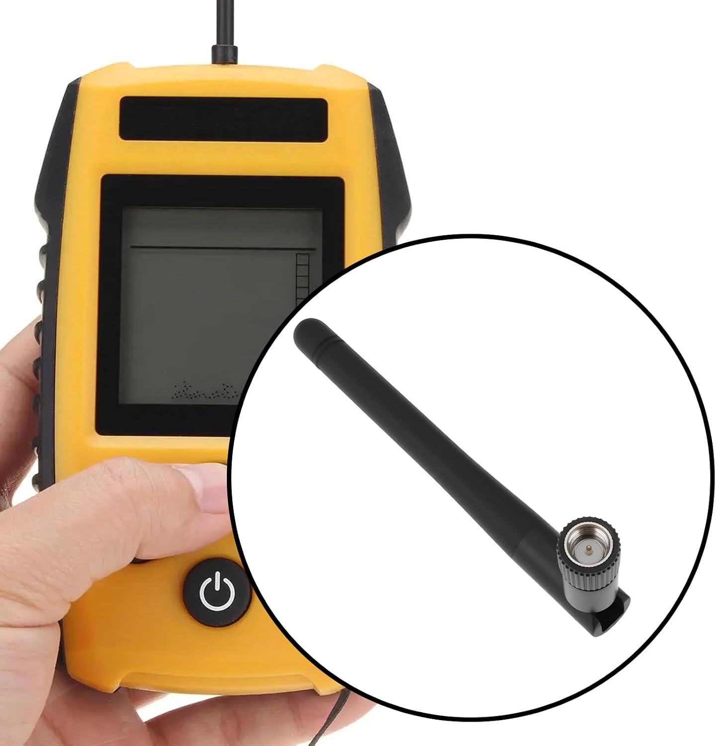 2pcs 433MHz Antenna SMA Male Connector Compatible with Fish Finder Screen Remote Bait Boat