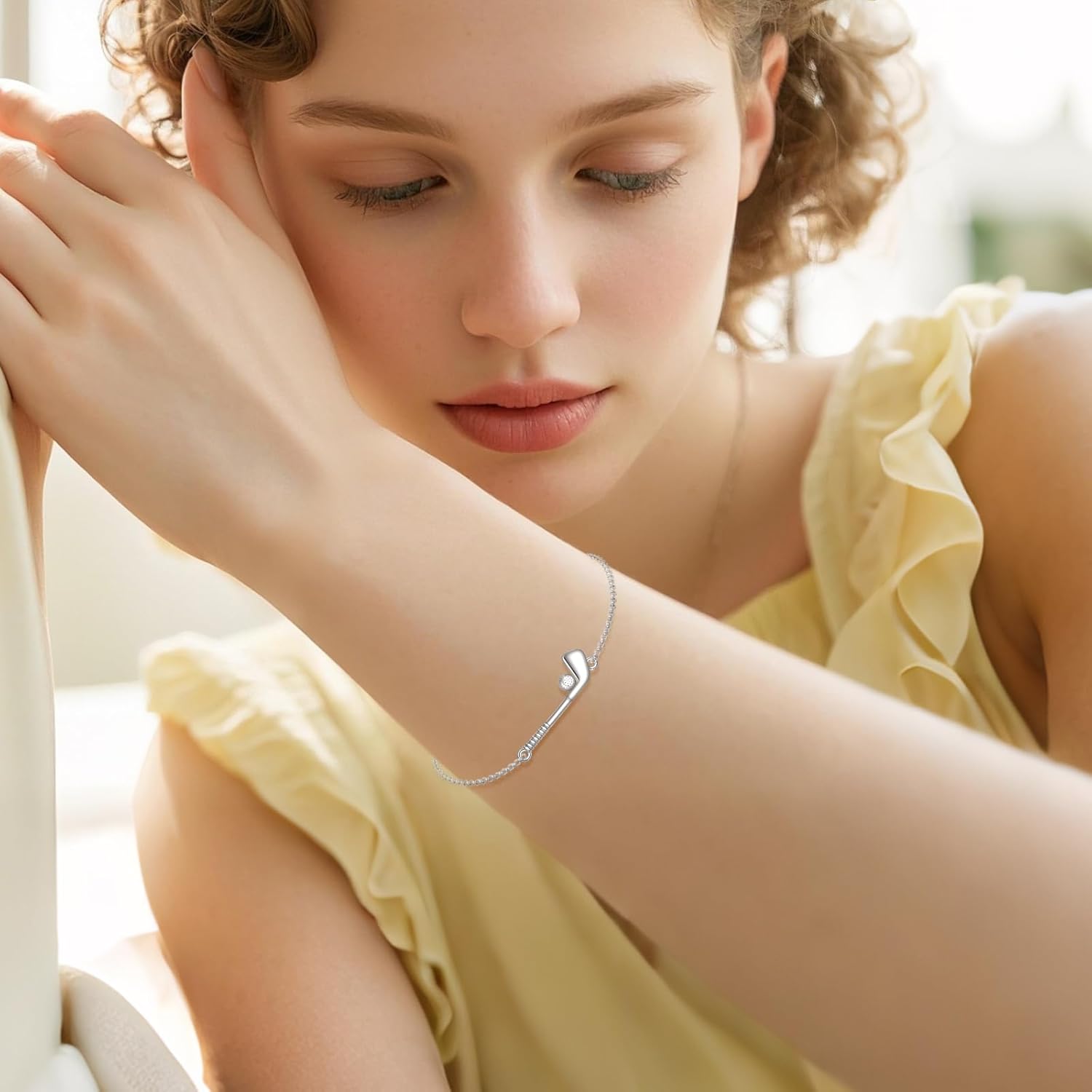 YFN Sport Bracelet Sterling Silver Sport Lover Gifts for Women Men - Image 4