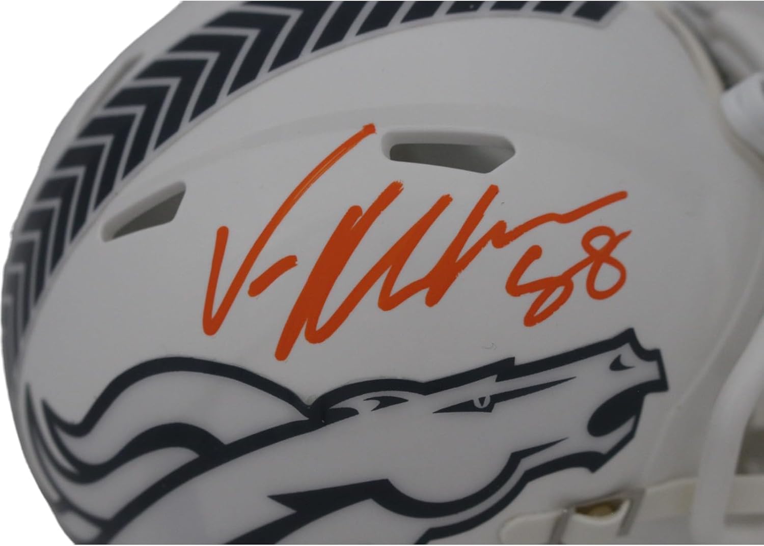 Von Miller Autographed/Signed Denver 24 Salute Mini Helmet Beckett