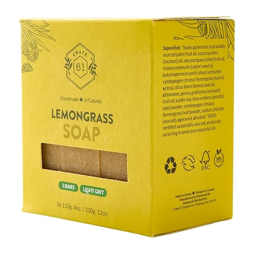 Miniatura 3 de Crate 61 Organics, Handmade in Canada, Plant Based Cold Process Natural Bar Soap For Face And Body, With Premium Essential Oils, For Men And Women 3