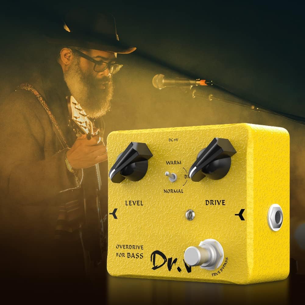 JOYO Bass Overdrive Pedal Effects from Rock to Metal Specially Design for Bassist High-end Edition Dr.J Series (D52)