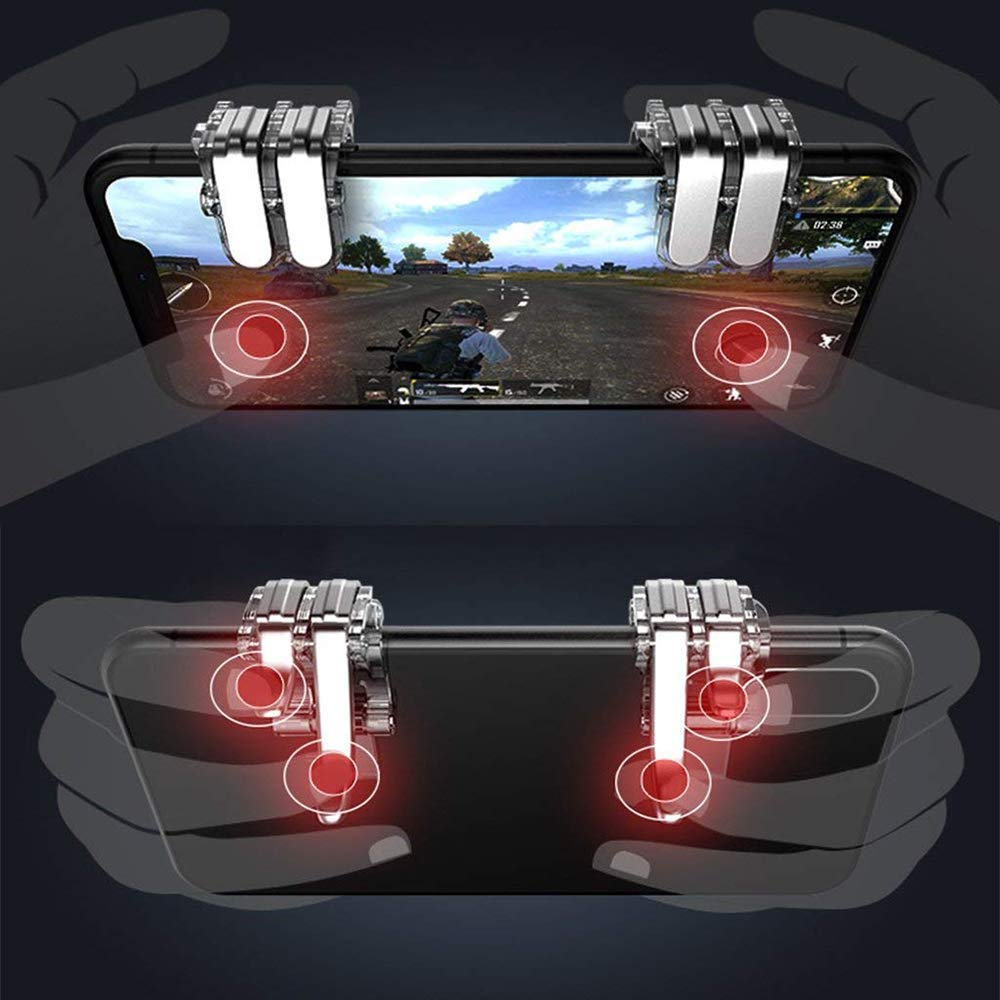 Générique 1 Paia Gamepad Mobile ausiliario Tablet pc Gamepad controller di gioco trigger compatibile con iphone/Android Praktisch