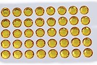 Vista 3 de Diamantes de imitación acrílicos autoadhesivos SS30 de 0.236 in de plástico, gemas faciales de plástico para tarjetas de bricolaje e invitaciones