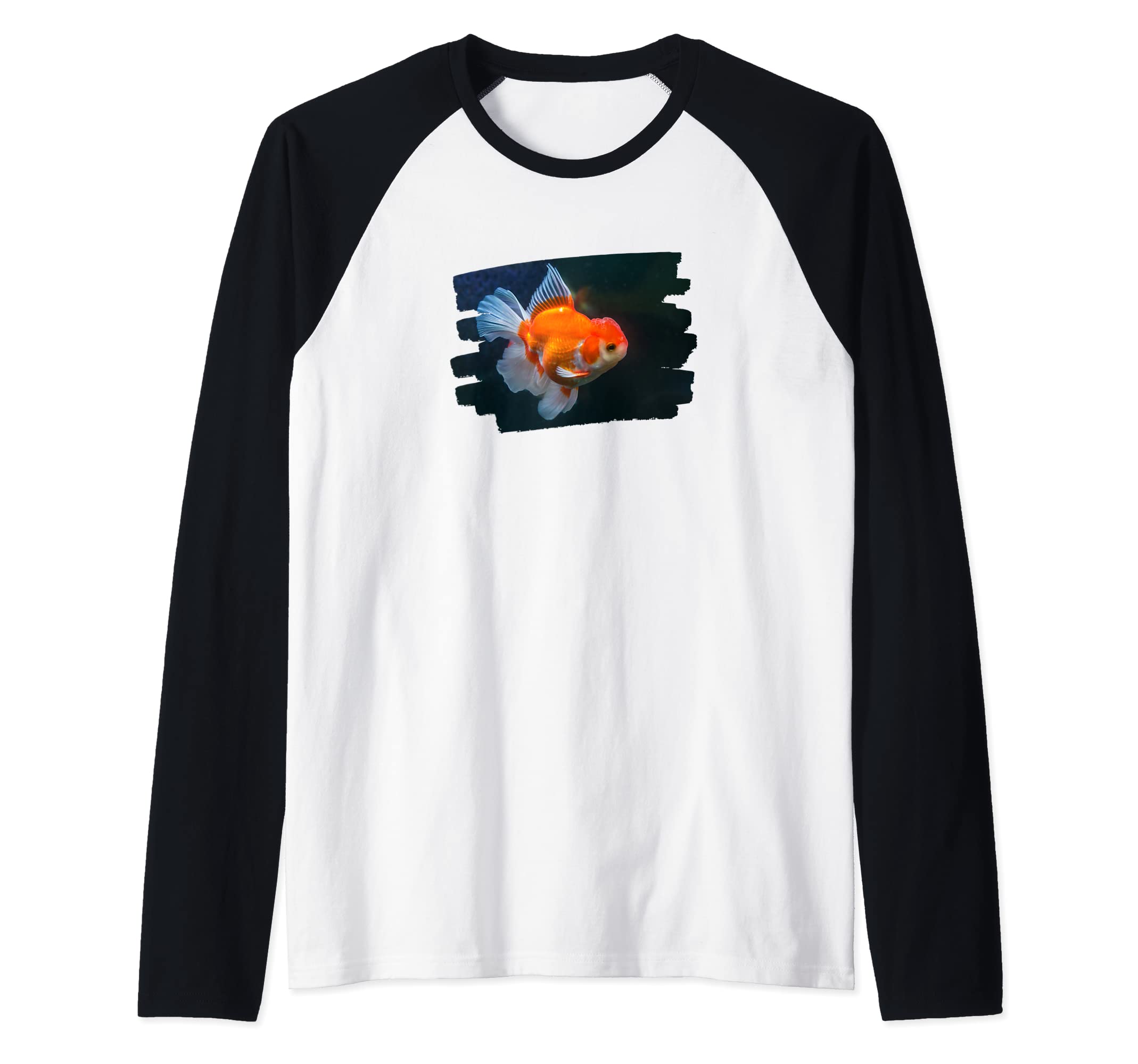 Oranda Goldfish Raglan Baseball Tee