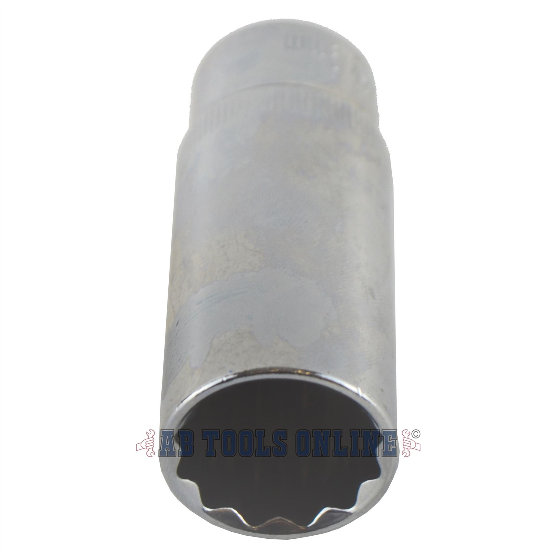 12 Mm Doppel-Sechskant-Stecknuss 3/8 Zoll Antrieb - Tief, Aus Chrom-Vanadium-Stahl, 65 Mm Lang