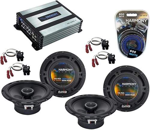 Harmony Audio HA-65 Compatible con Chevy Trailblazer 02-09 Car Stereo Rhythm Series 6.5 pulgadas de repuesto de 300 W, aleación HA-A400.4 altavoz de