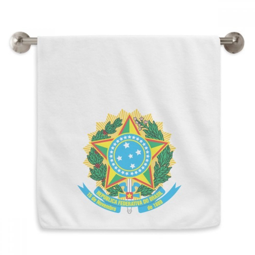 Serviettes moelleuses national emblem Brésil DIYthinker pour peaux sensibles
