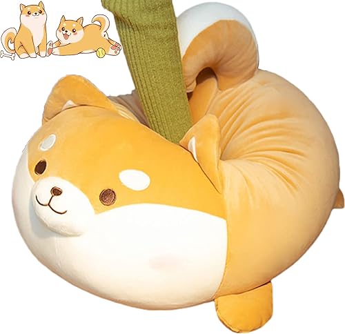 Miniatura 10 de Lindos y suaves animales de peluche para perros Shiba Inu, juguetes de peluche para perros Shiba Inu, almohada de peluche para perros Shiba Inu,