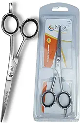 Tesoura Cabelo Fio Navalha 6" (15,2 cm) Profissional Aço Inox 420 Ajustável NYBC Beauty TCFN-6