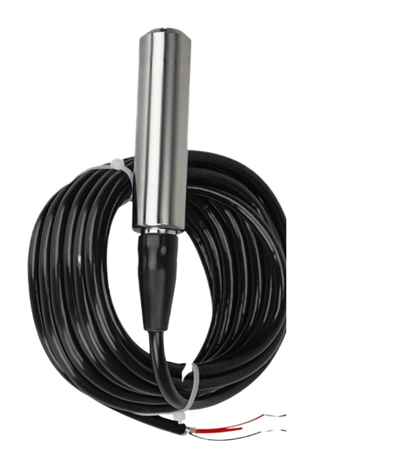 1 Juego de sonda del Sensor de nivel de agua y aceite líquido Integral, salida de 4-20MA, transmisor de detección con controlador, interruptor de flotador, bomba de alarma(2m range 5m cable)