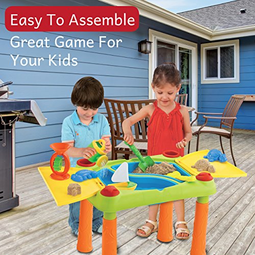 Sand Water Table, Aquatic Arena Sandbox Activity Play Set Play Sand
