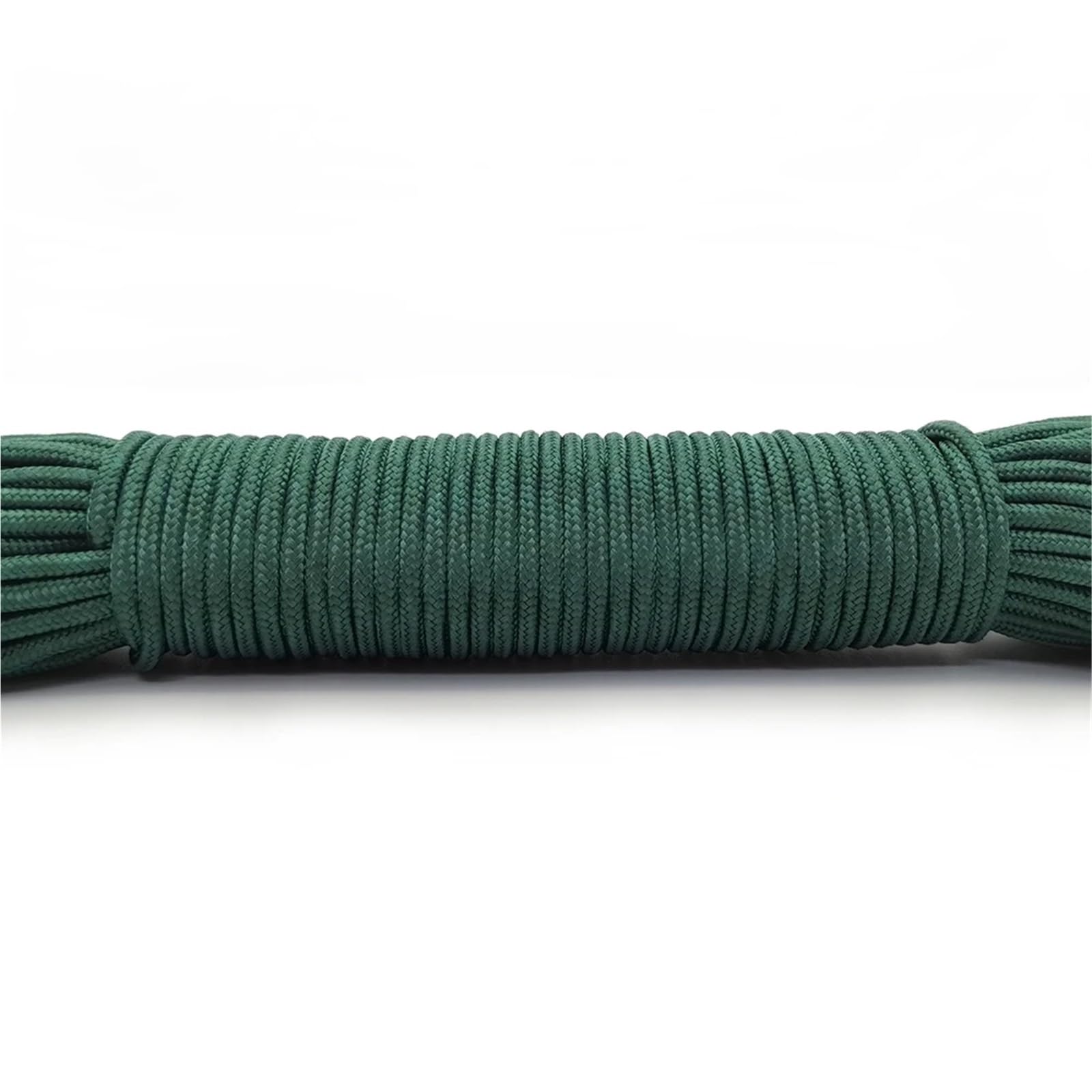 Paracord 3mm Paracord Lanyard Rope Parachute Cord Hiking Camping Clothesline Bracelet Accessory One Core 100ft 328ft(Dark green,100ft(31m))